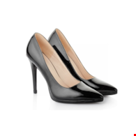 Szpilki czarne lakierowane