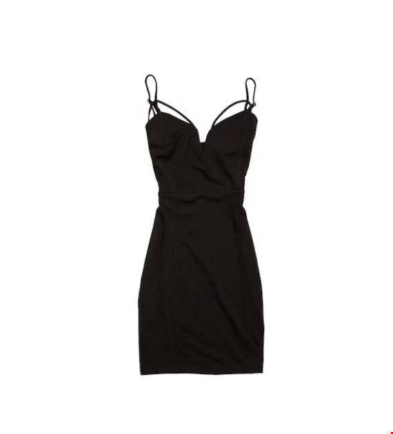 Sukienka czarna na ramiączkach