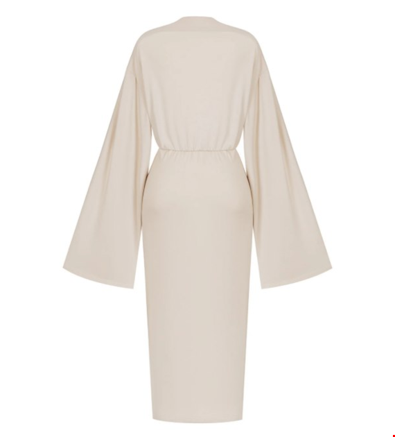 Sukienka kimono beżowa